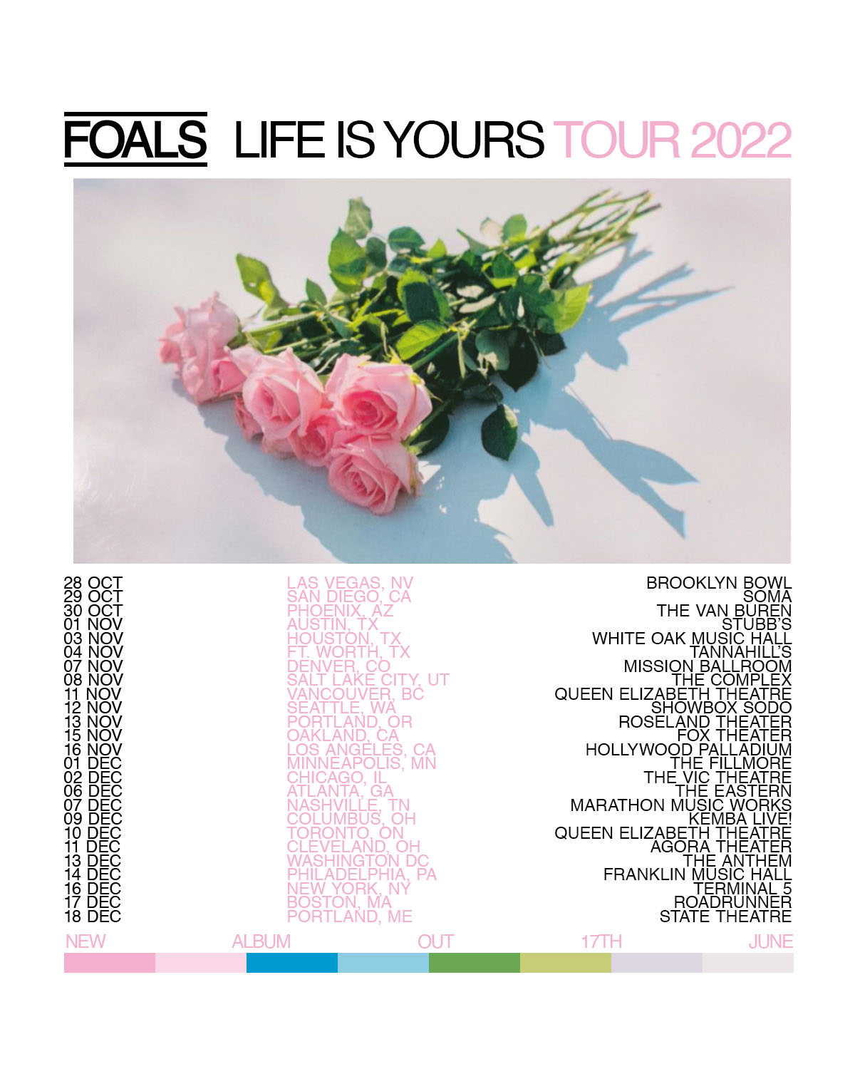 Foals North American Tour